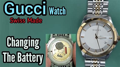 Gucci watch battery type